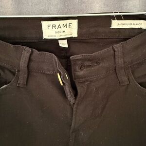Frame Denim Dark Charcoal Jeans